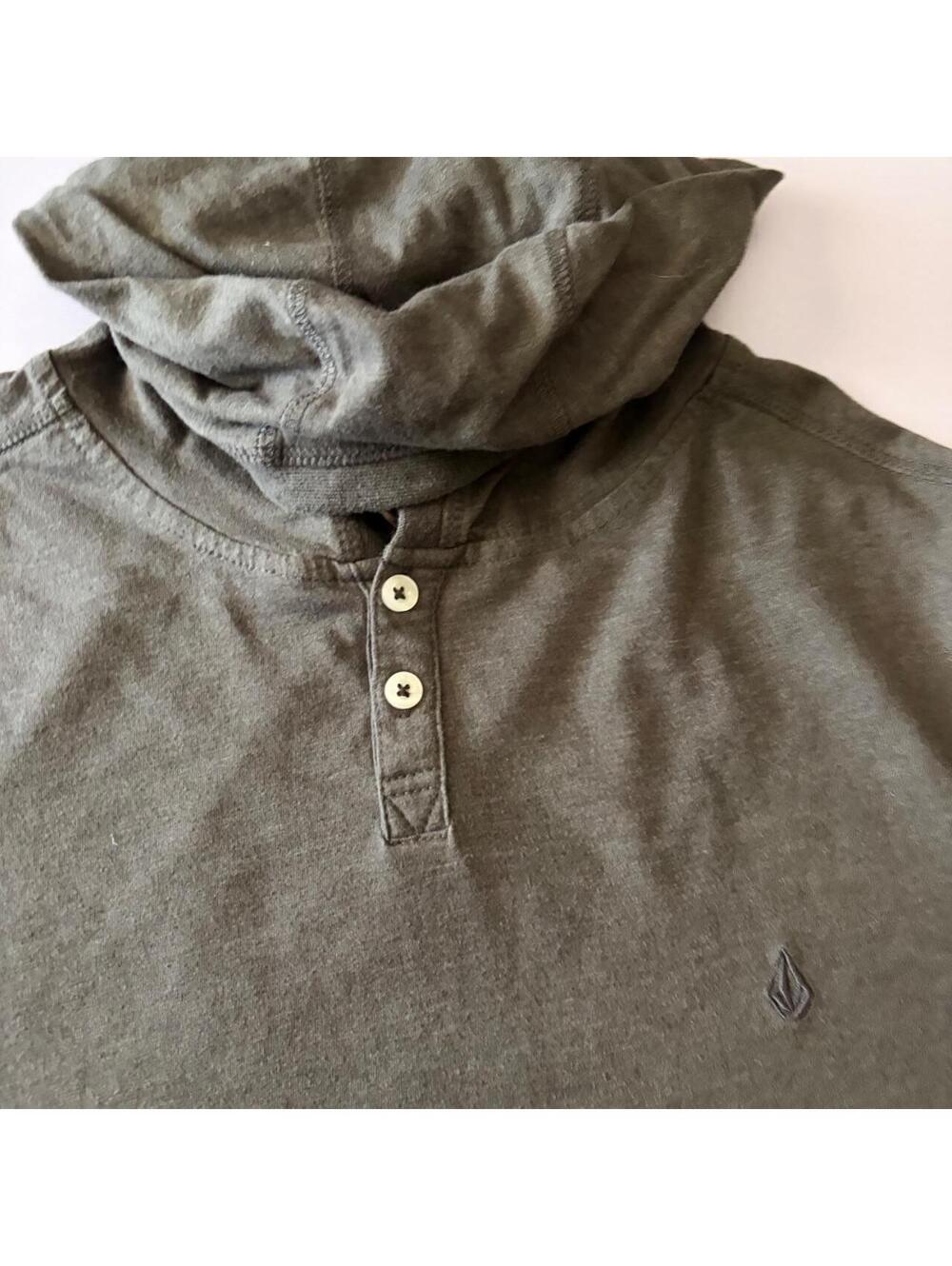 Volcom Men's Black and Grey Sweatshirt
